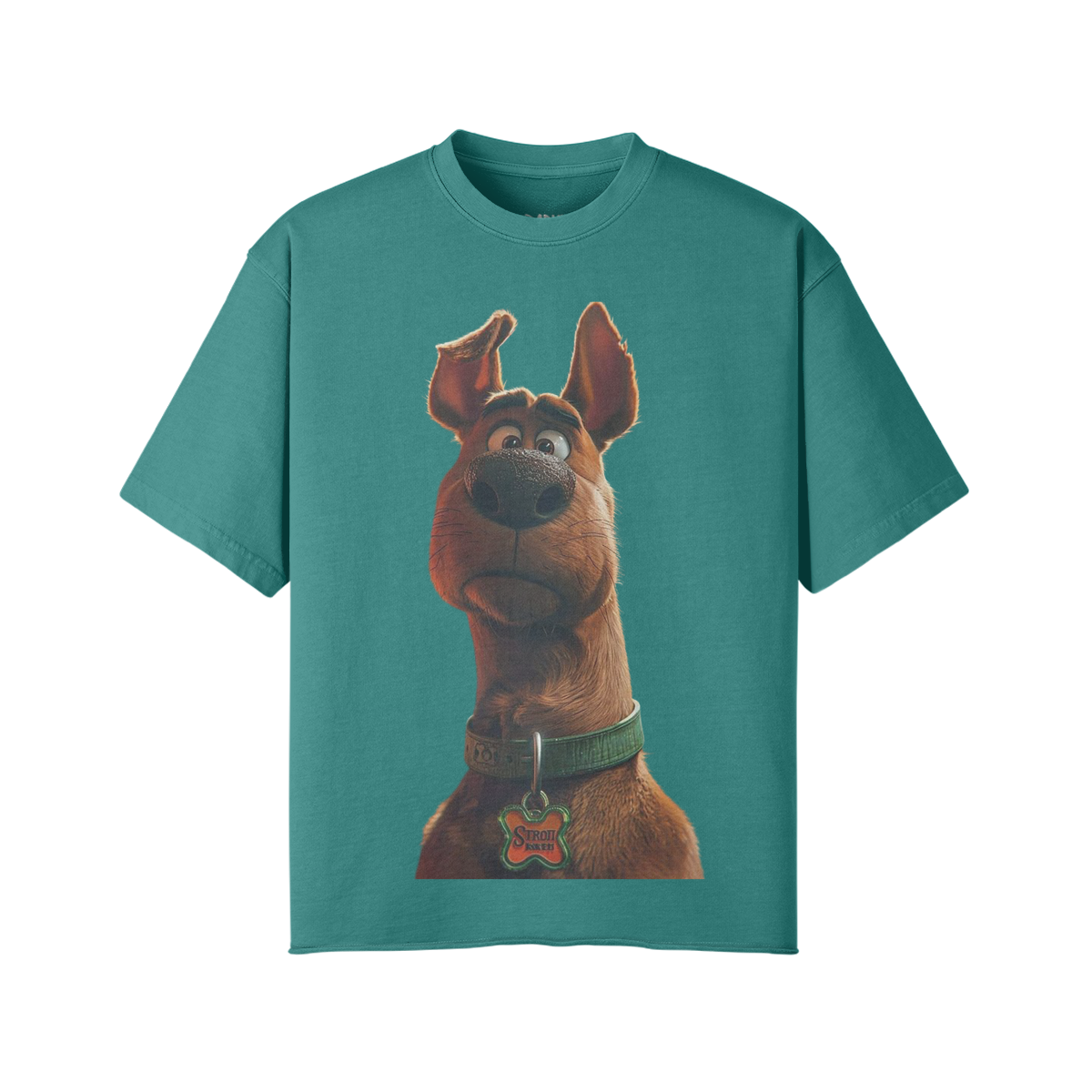 Scooby 260GSM Unisex Faded Raw Hem T-shirt