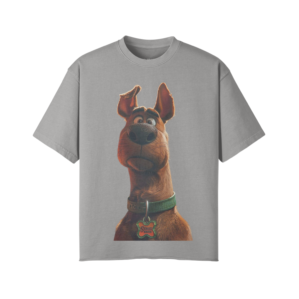 Scooby 260GSM Unisex Faded Raw Hem T-shirt