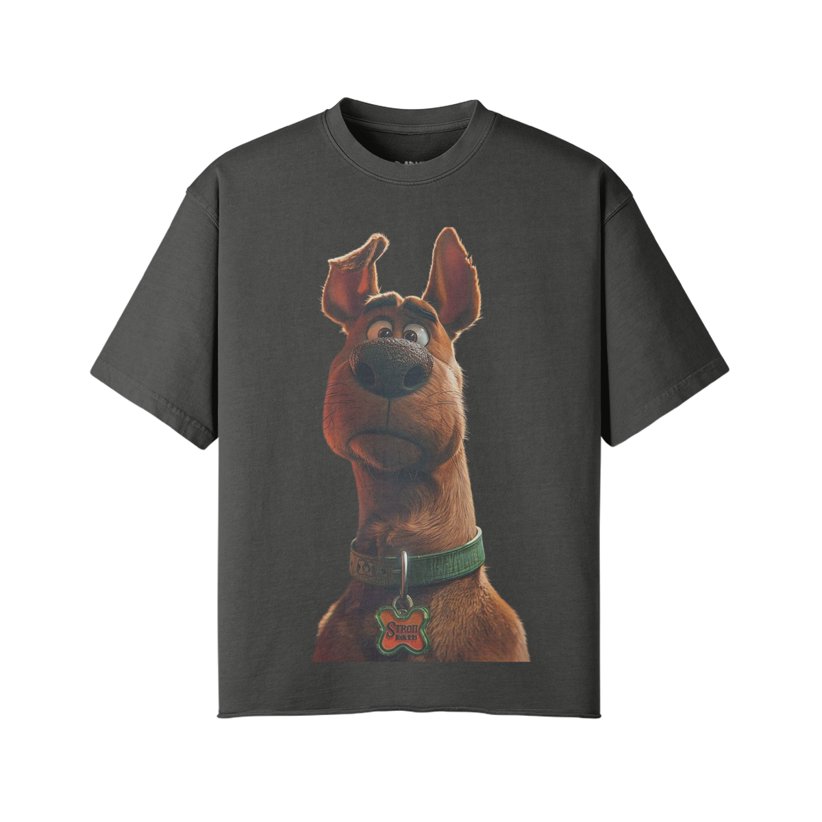 Scooby 260GSM Unisex Faded Raw Hem T-shirt