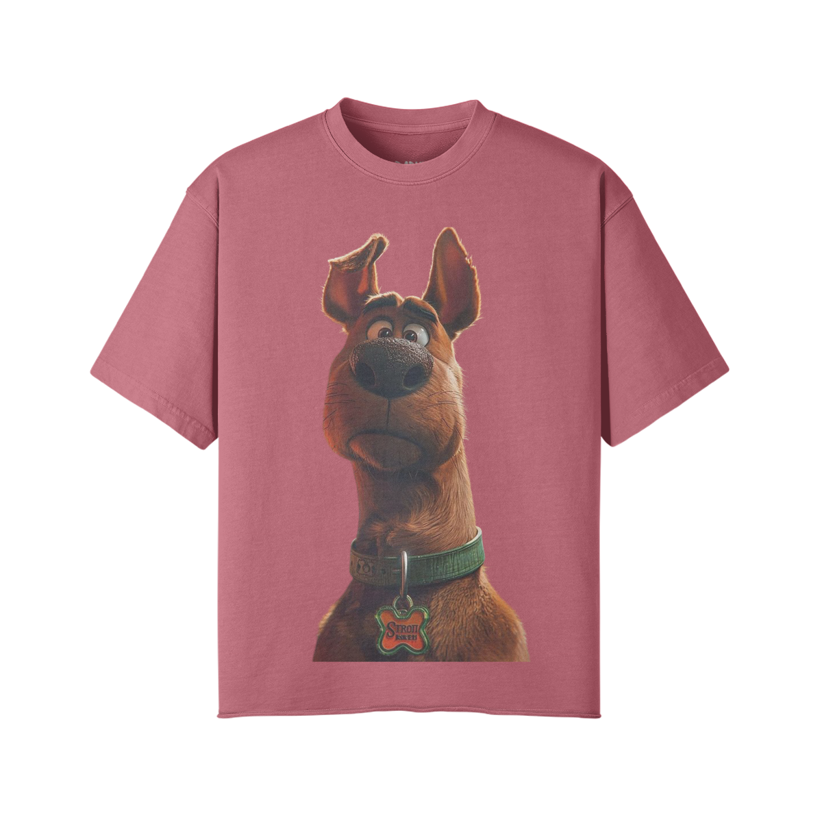 Scooby 260GSM Unisex Faded Raw Hem T-shirt