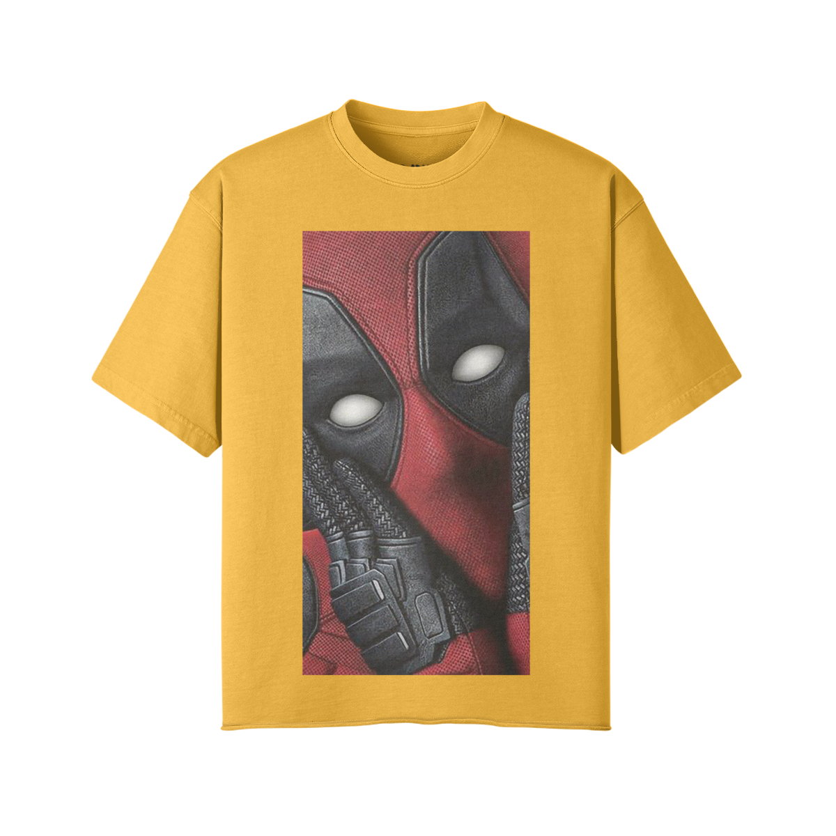 Deadpool 260GSM Unisex Faded Raw Hem T-shirt
