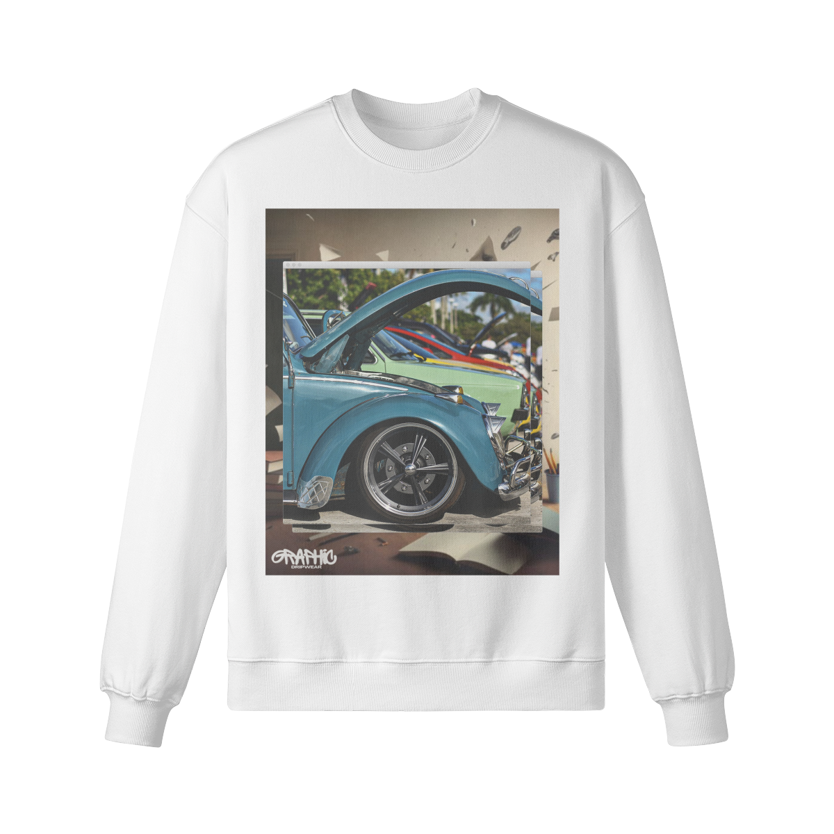 Graphic 380GSM Unisex Heavyweight Fleece-lined Sweatshirt