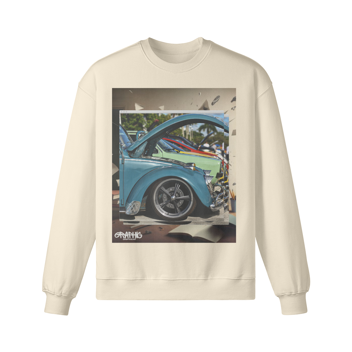 Graphic 380GSM Unisex Heavyweight Fleece-lined Sweatshirt