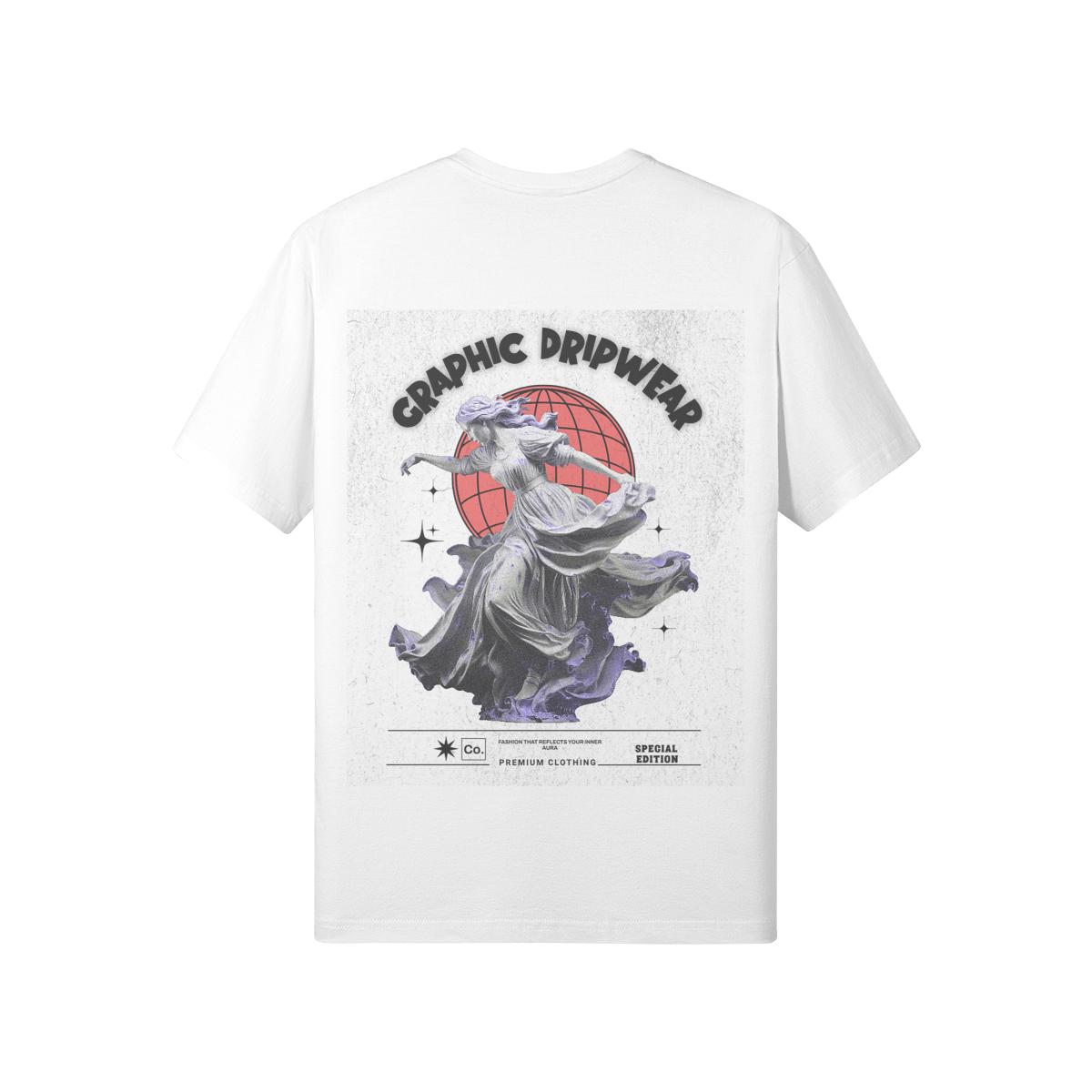 Graphic 305GSM Unisex Oversized Crew Neck T-shirt